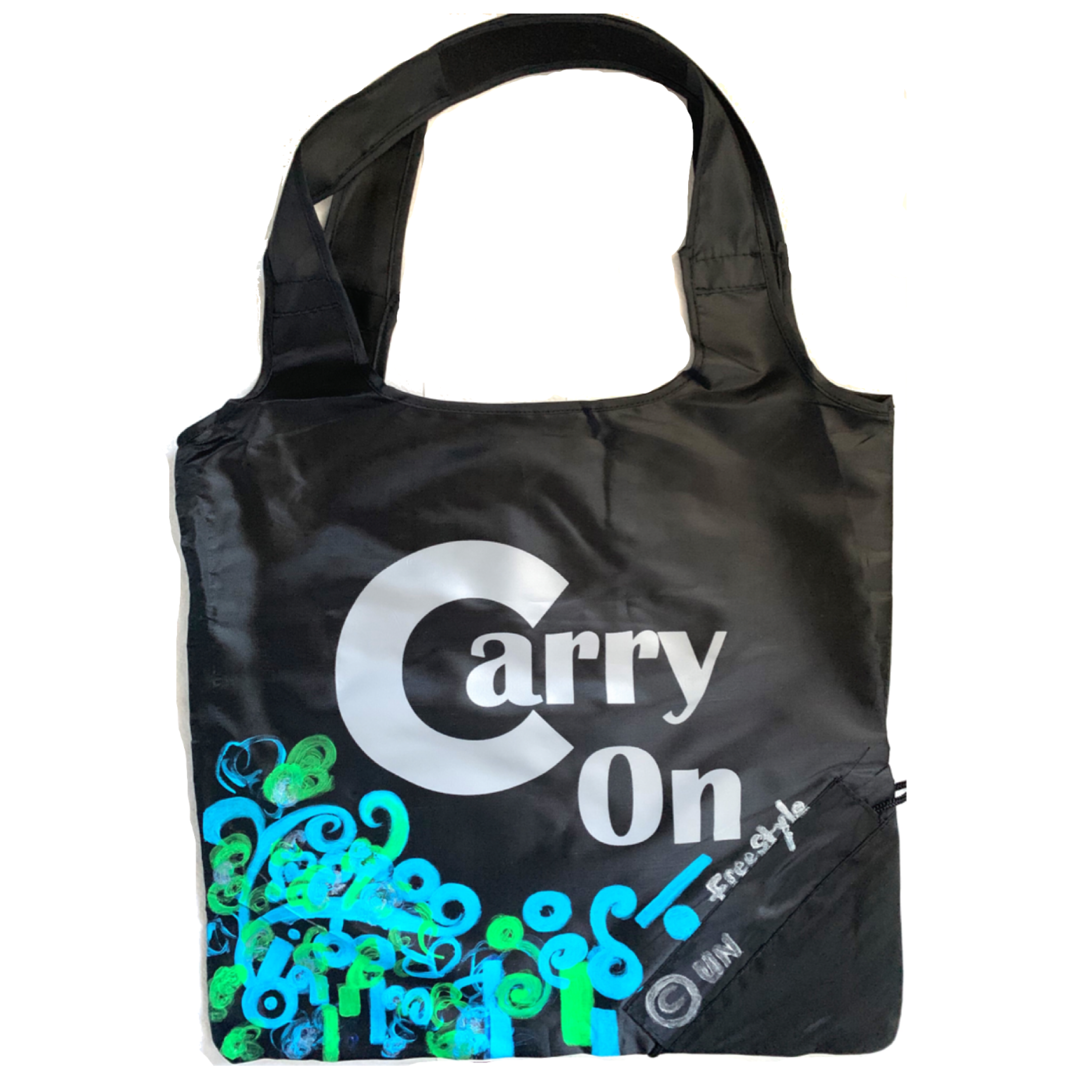 Tote Piece FreeStyle Abstract Painted Design